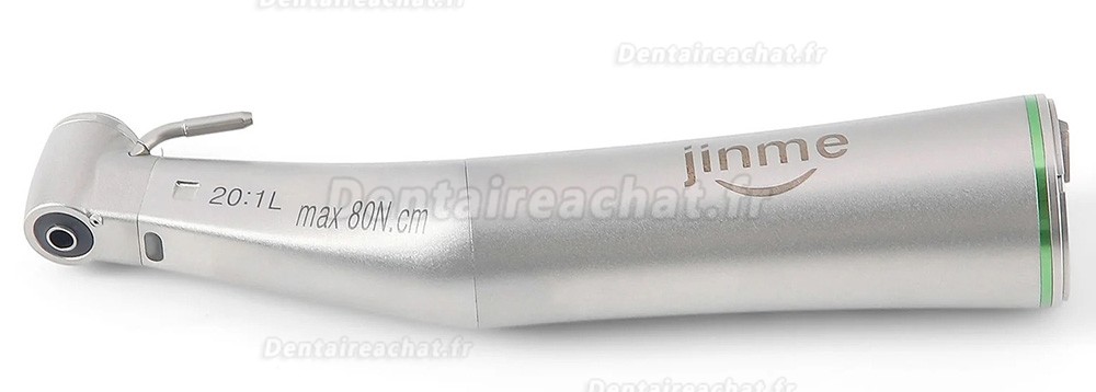 Contre-angle 20:1 à led fibre optique Jinme W201L pour implant dentaire